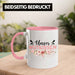 Wutkissen Tasse Geschenk Lustiger Spruch Wut-Kissen Rosa Trendation