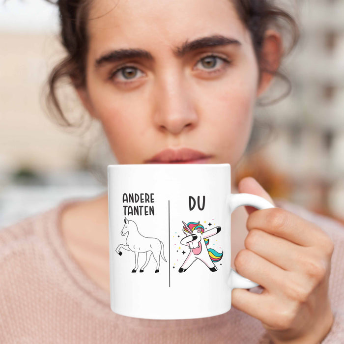 Beste Tante Geschenk Tasse mit Spruch Kaffeetasse für Tante