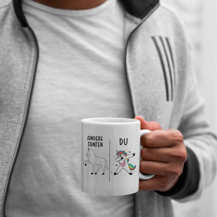 Beste Tante Geschenk Tasse mit Spruch Kaffeetasse für Tante