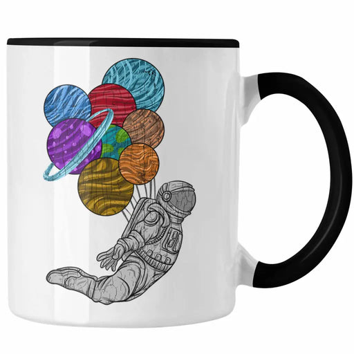 Tasse Galaxie Astronaut Geschenk Coole Tasse Grafik für Jungs Jungen Universum Trendation