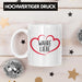 Tasse mit Herz Wahre Liebe Geschenk zum Valentinstag Liebeserklärung Geschenke für Freundin Freund Weiß Trendation