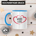 Tasse mit Herz Wahre Liebe Geschenk zum Valentinstag Liebeserklärung Geschenke für Freundin Freund Blau Trendation