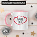 Tasse mit Herz Wahre Liebe Geschenk zum Valentinstag Liebeserklärung Geschenke für Freundin Freund Rosa Trendation