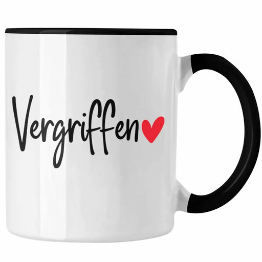 Tasse Vergirffen Geschenk Valentinstag Geschenkidee für Freund oder Freundin Trendation