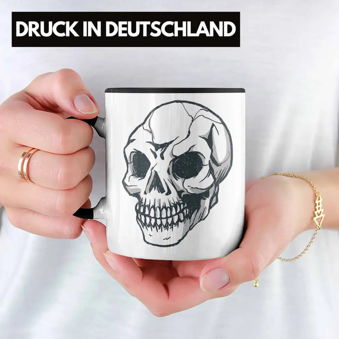 Totenkopf Tasse Frauen Geschenk Tattoo Tattoowierte Frau Geschenk