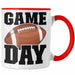 Trendation - American Football Tasse Geschenk Football-Spieler Geschenkidee Game Day Rot Trendation