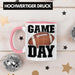 Trendation - American Football Tasse Geschenk Football-Spieler Geschenkidee Game Day Rosa Trendation