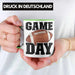 Trendation - American Football Tasse Geschenk Football-Spieler Geschenkidee Game Day Grün Trendation