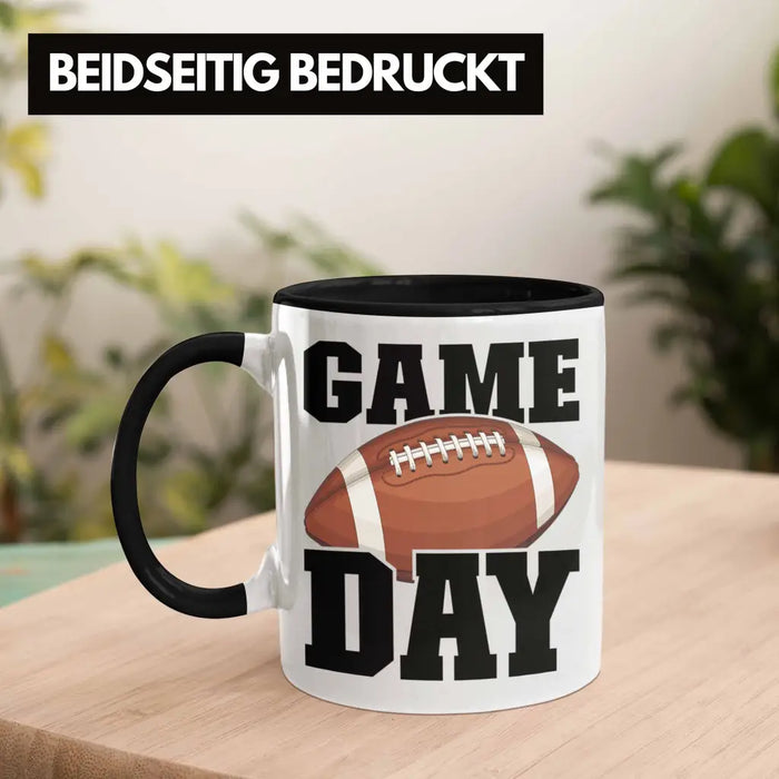Trendation - American Football Tasse Geschenk Football-Spieler Geschenkidee Game Day Trendation