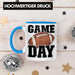 Trendation - American Football Tasse Geschenk Football-Spieler Geschenkidee Game Day Blau Trendation