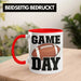Trendation - American Football Tasse Geschenk Football-Spieler Geschenkidee Game Day Rot Trendation