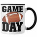 Trendation - American Football Tasse Geschenk Football-Spieler Geschenkidee Game Day Trendation