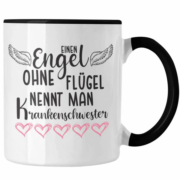 Lustige Krankenschwester Tasse | Geschenkidee Mit Spruch „Die Nicht Saufen“ | Rosa, Spülmaschinenfest