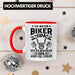 Trendation - Opa Motorrad Geschenk Tasse Opa Motorradfahrer Geschenkidee Vatertag Geburtstag Geschenkideee Biker Opa Rot Trendation