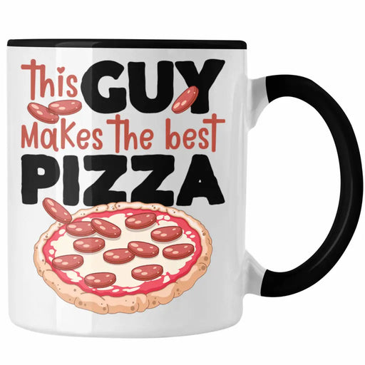 Trendation - Pizzabäcker Tasse Geschenk Beste Pizza Geschenkidee Lustiger Spruch Trendation
