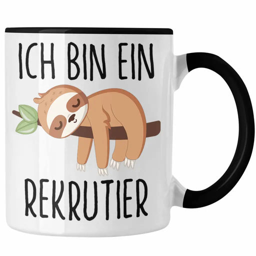 Trendation - Recruiting Tasse Geschenk Faultier Rekrutier Personalreferent Lustiger Spruch Witz Trendation