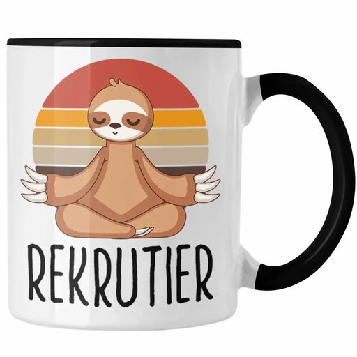 Trendation - Recruiting Tasse Geschenk Faultier Rekrutier Personalreferent Lustiger Spruch Trendation