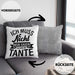 Trendation - Tante Ich Muss Nicht Nein Sagen Geschenk Kissen Geschenkidee Beste Tante Kaffeetasse Geschenk Lustig Dekokissen mit Füllung 40x40 Rosa Trendation