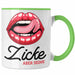 Trendation - Valentinstag Tasse Geschenk Zicke Aber Seine Grafik Freundin Freund Geschenkidee Grün Trendation