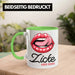 Trendation - Valentinstag Tasse Geschenk Zicke Aber Seine Grafik Freundin Freund Geschenkidee Grün Trendation