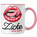 Trendation - Valentinstag Tasse Geschenk Zicke Aber Seine Grafik Freundin Freund Geschenkidee Rosa Trendation