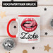 Trendation - Valentinstag Tasse Geschenk Zicke Aber Seine Grafik Freundin Freund Geschenkidee Rot Trendation