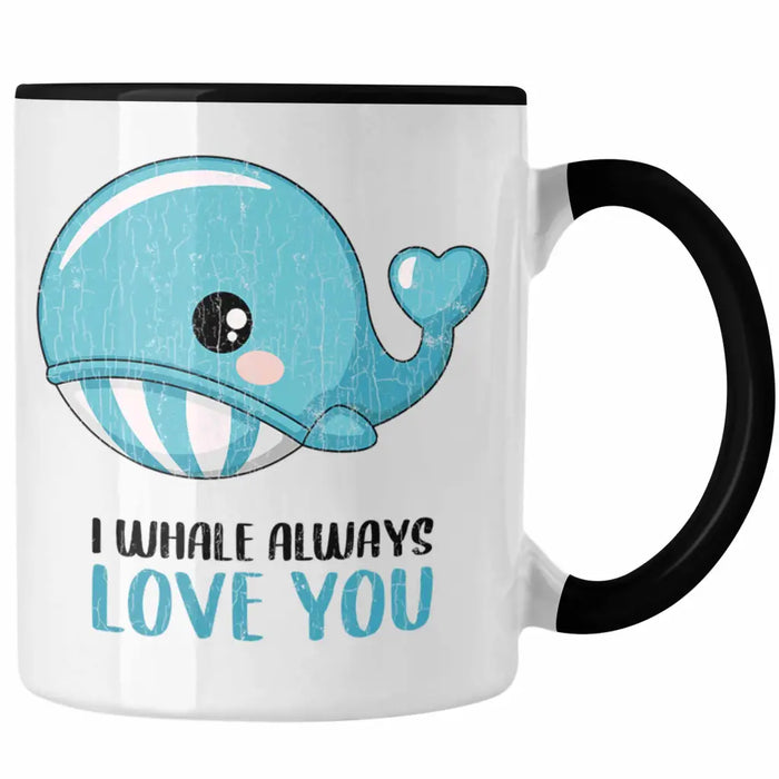 Valentinstag Tasse Geschenk für Ihn Sie Lustig Wale Grafik Geschenkidee Becher — TrendationStore