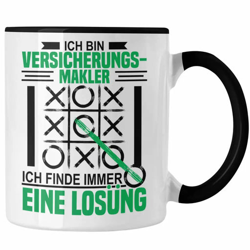 Versicherungs-Makler Tasse Geschenk Lustiger Spruch Geschenkidee Verischerungen Geburtstag Trendation