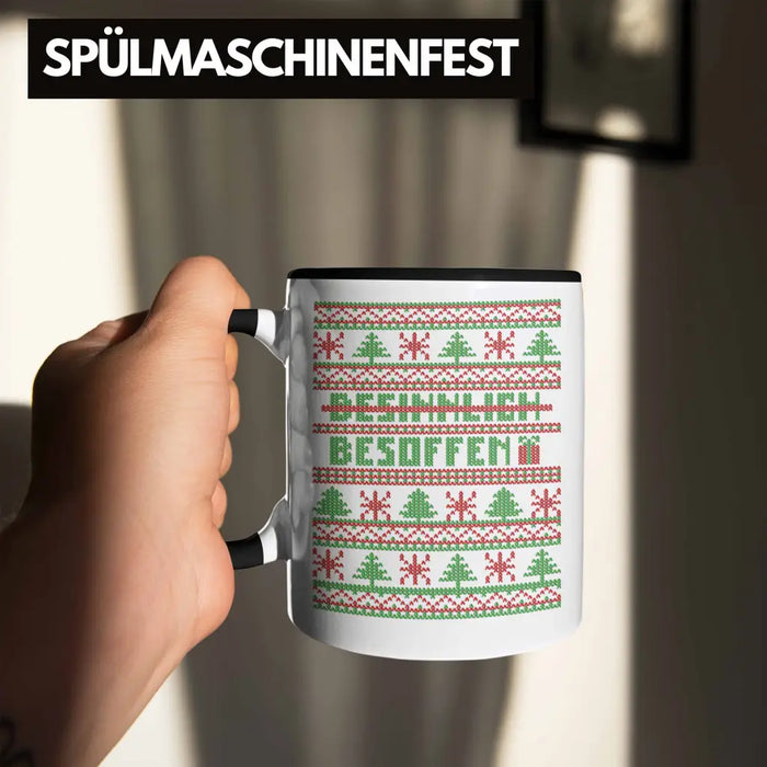 Weihnachten Tasse Besinnlich Weihnachtstasse Weihnachtstassen Lustig Glühwein — TrendationStore