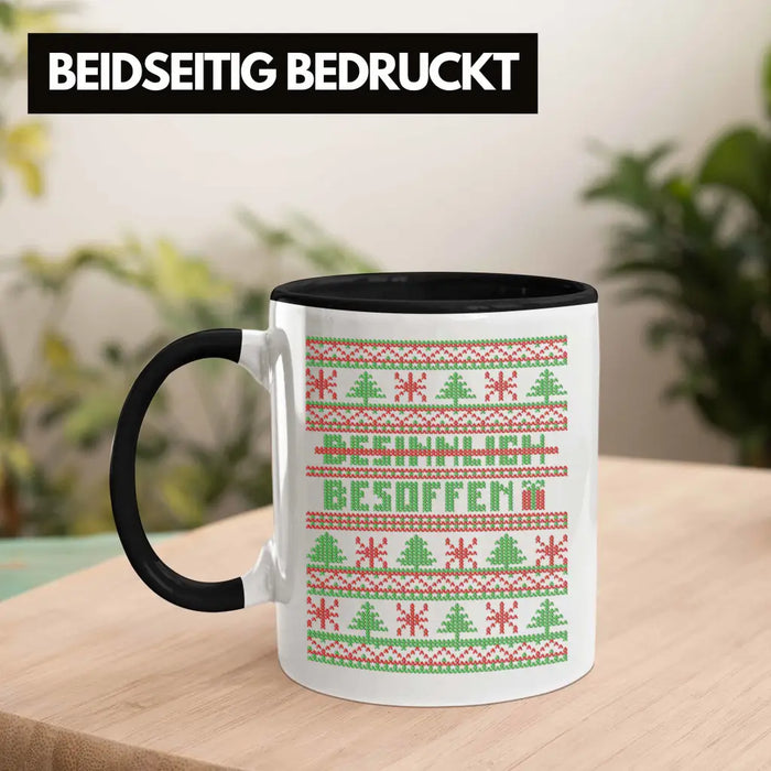 Weihnachten Tasse Besinnlich Weihnachtstasse Weihnachtstassen Lustig Glühwein — TrendationStore