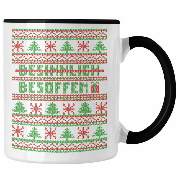 Weihnachten Tasse Besinnlich Weihnachtstasse Weihnachtstassen Lustig Glühwein — TrendationStore