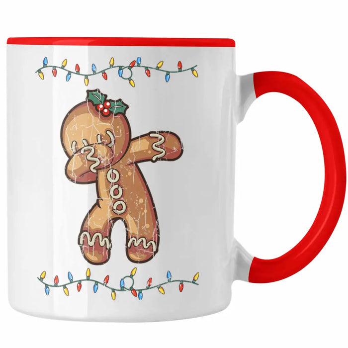 Weihnachten Tasse Lebkuchenmann für Kinder Weihnachtstasse Lustig Geschenk — TrendationStore