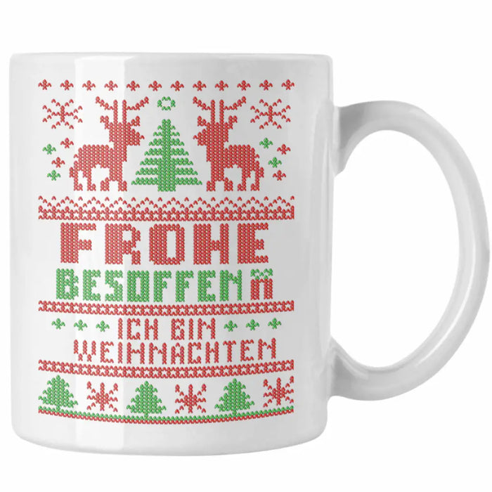 Weihnachten Tasse Ich Bin Weihnachtstasse Weihnachtstassen Lustig Glühwein — TrendationStore