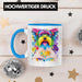 Yorkie Besitzer Farbe Love Tasse Geschenk Lustiger Spruch Geschenkidee Yorkie Besitzerin Blau Trendation