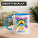 Yorkie Besitzer Farbe Love Tasse Geschenk Lustiger Spruch Geschenkidee Yorkie Besitzerin Blau Trendation