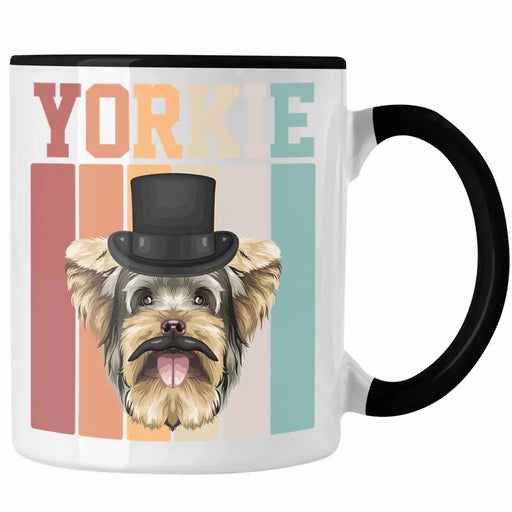Yorkie Besitzer Tasse Geschenk Lustiger Spruch Geschenkidee Retro Vinatge Yorkie Trendation