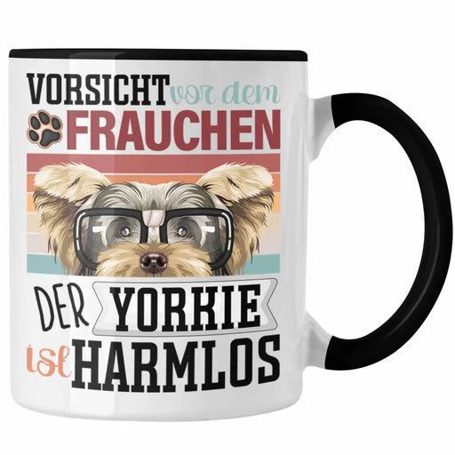 Yorkie Besitzerin Frauchen Tasse Geschenk Lustiger Spruch Geschenkidee Vorsicht Vor Dem Frauchen Trendation