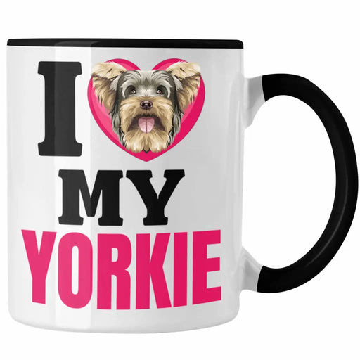 Yorkie Besitzerin Tasse Geschenk Lustiger Spruch Geschenkidee I Love My Yorkie Trendation