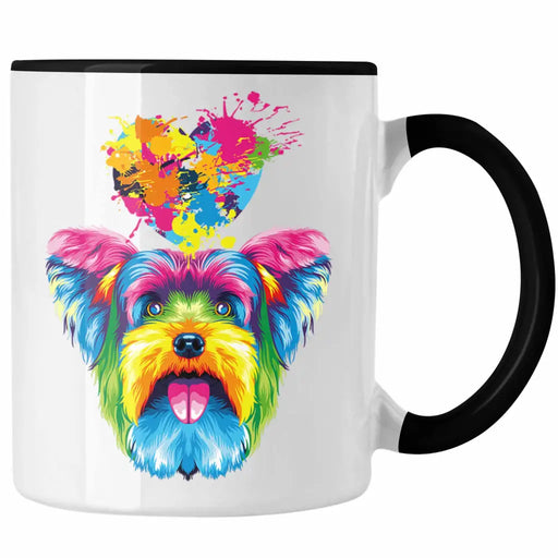 Yorkie Herz Farbe Besitzer Tasse Geschenk Lustiger Spruch Geschenkidee Yorkie Liebhaber Trendation