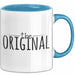 The Original Tasse Geschenk Partner-Tassen Geschwister Kaffee-Becher Blau Trendation