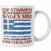 Griechenland Tasse Urlaub Heimat Geschenk Spruch Grieche Geschenkidee Weiß Trendation