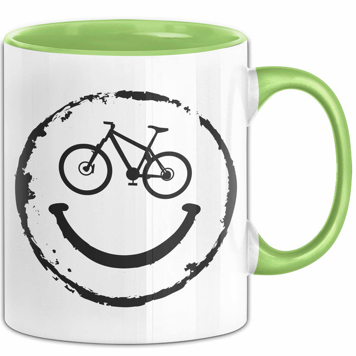 tasse rennrad Bike Tasse Fahrrad Rad Geschenk Rennrad Lächeln Geschenkidee Kaffee-Be — TrendationStore