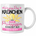 Elektronikerin Frauen Geschenk Tasse Spruch Vergiss Das Kröchen Diese Prinzessin Arbeitet Als Elektronikerin Weiß Trendation
