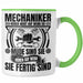 KFZ Mechaniker Tasse Geschenk Spruch Männer KFZ Mechatroniker Geschenkidee Becher Werkstatt Mechaniker Hören Nicht Auf Wenn Sie Müde Sind Grün Trendation