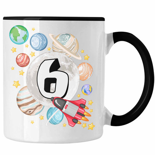 6. Geburtstag Tasse Geschenk Galaxy Planeten Jungs Geschenkidee 6er Geburtstag Trendation