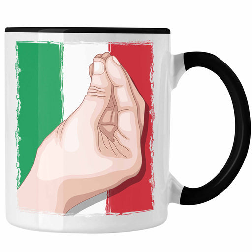 Tasse Italien Flagge Handbewegung Geschenk für Italien-Liebhaber Trendation
