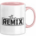 The Remix Tasse Geschenk Partner-Tassen Geschwister Kaffee-Becher Rosa Trendation
