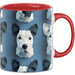 3D Tasse Bullterrier Hunde Boxer Geschenkidee Für Hundebesitzer Kaffee-Becher Lustig Süßs Rot Trendation