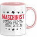 Maschinist Tasse Geschenk Meine Pumpe Meine Regeln Maschinenführer Kaffee-Becher Rosa Trendation