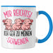 Schweine Tasse Geschenk Mir Reichts Ich Geh Zu Meinen Schweinen Landwirt Bauer Geschenkidee Blau Trendation